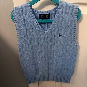 Polo by Ralph Lauren Blue Cable Knit Sweater